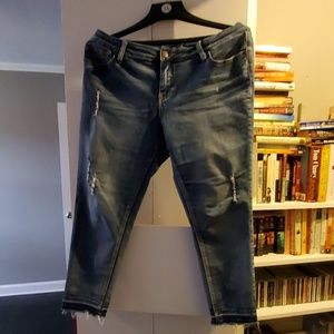 New direction distressed jeans